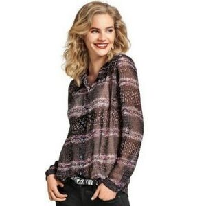 Cabi Multicolor Button Down Blouse Size XS